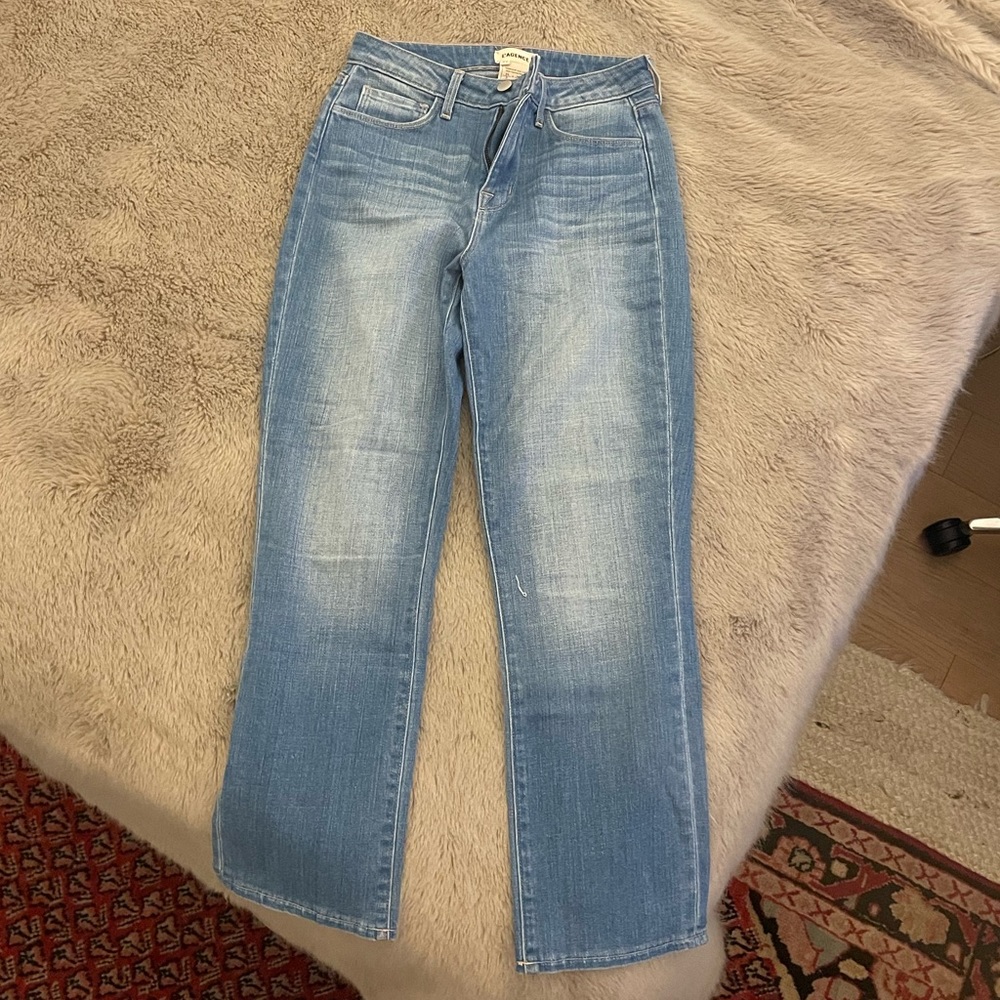 L’agence high rise straight leg jean.